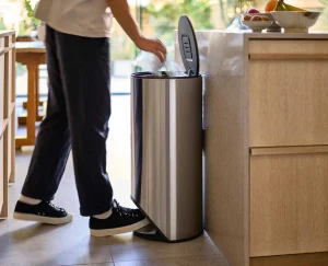 Joseph Joseph Arc™ 30L Easy-push Pedal Trash Can- Trash Cans