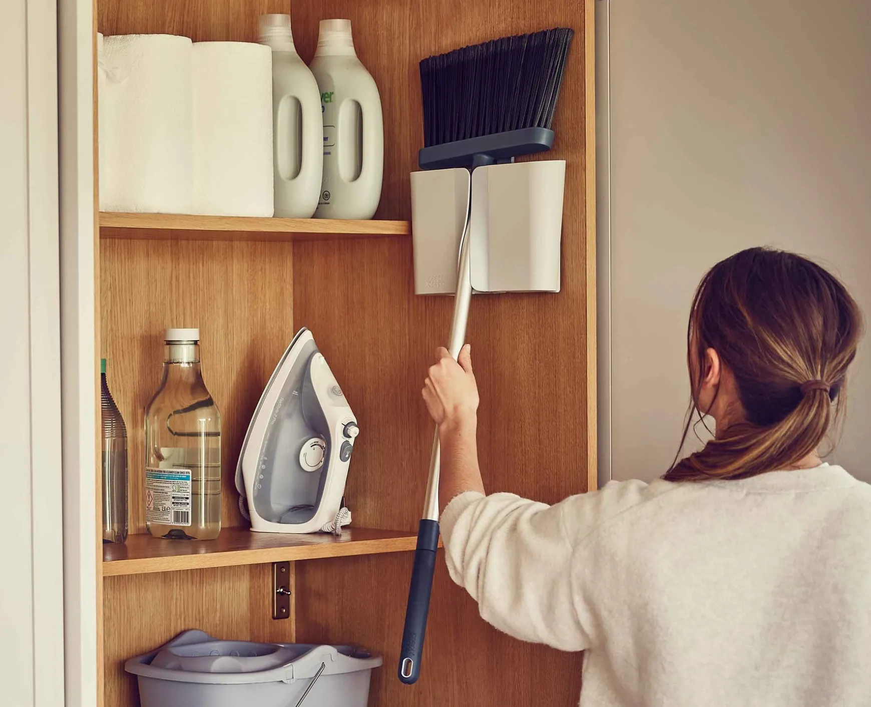 Joseph Joseph CleanStore Wall-mounted Broom- Dustpans, Brushes & Brooms