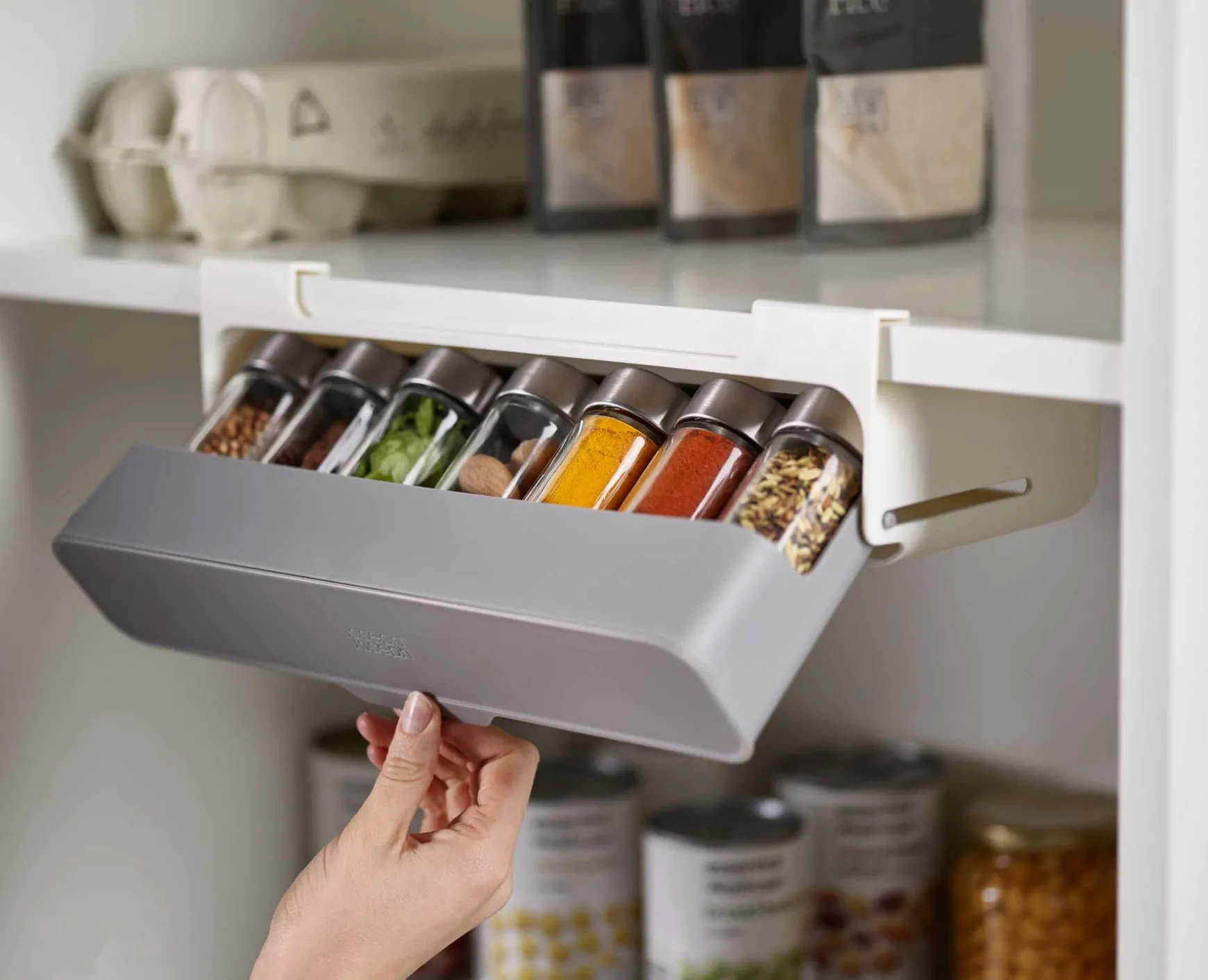 Joseph Joseph CupboardStore™ Under-shelf Spice Rack- Pantry Organization