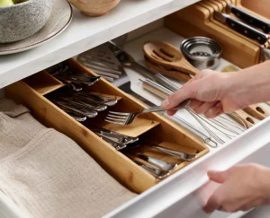 Joseph Joseph DrawerStore™ Compact Cutlery Organizer- Kitchen Drawer Organizers