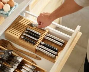 Joseph Joseph DrawerStore™ Large 2-tier Knife Organizer- Kitchen Drawer Organizers
