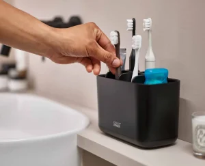 Joseph Joseph EasyStore™ Large Matt Toothbrush Holder- Toothbrush Holders