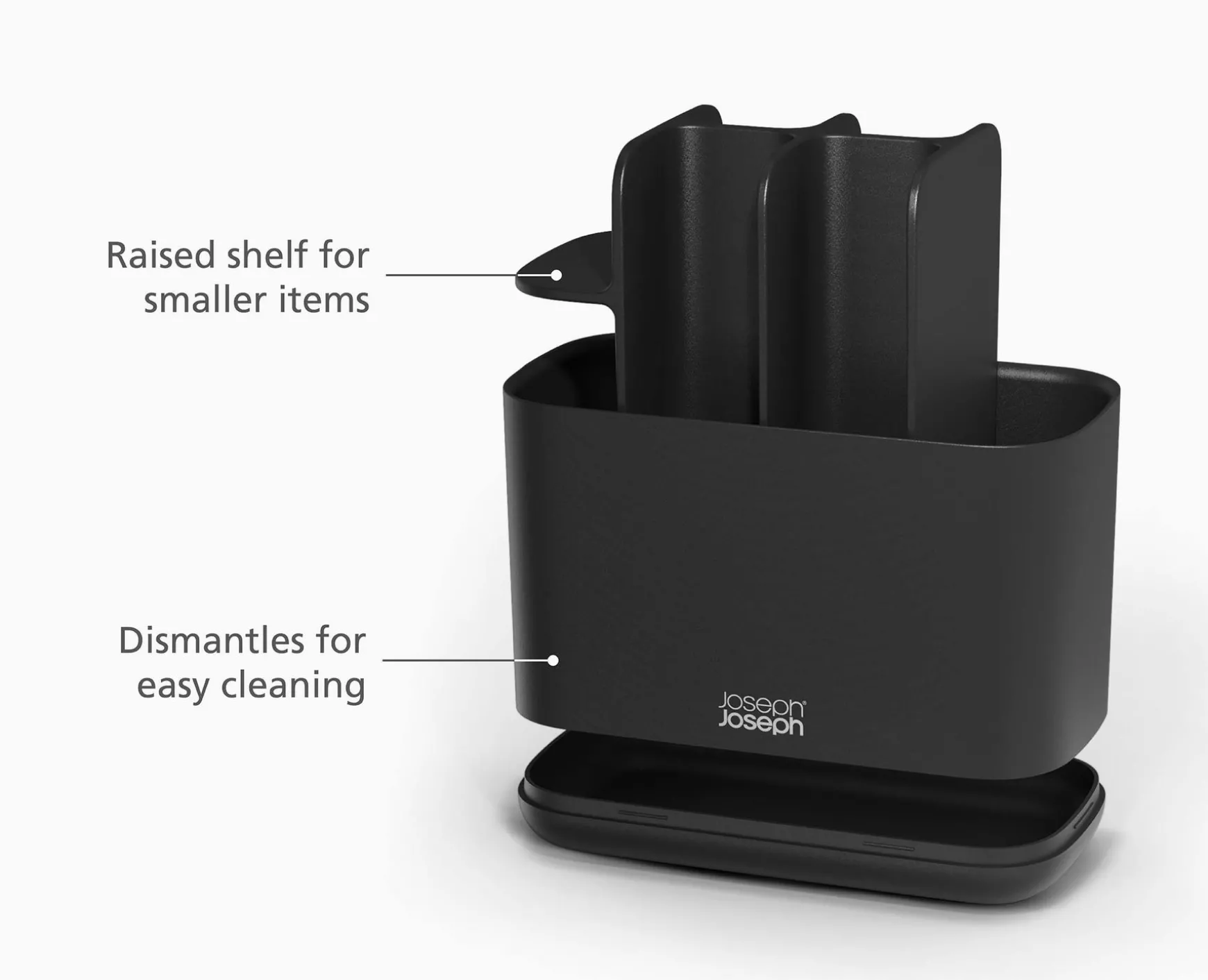 Joseph Joseph EasyStore™ Large Matt Toothbrush Holder- Toothbrush Holders