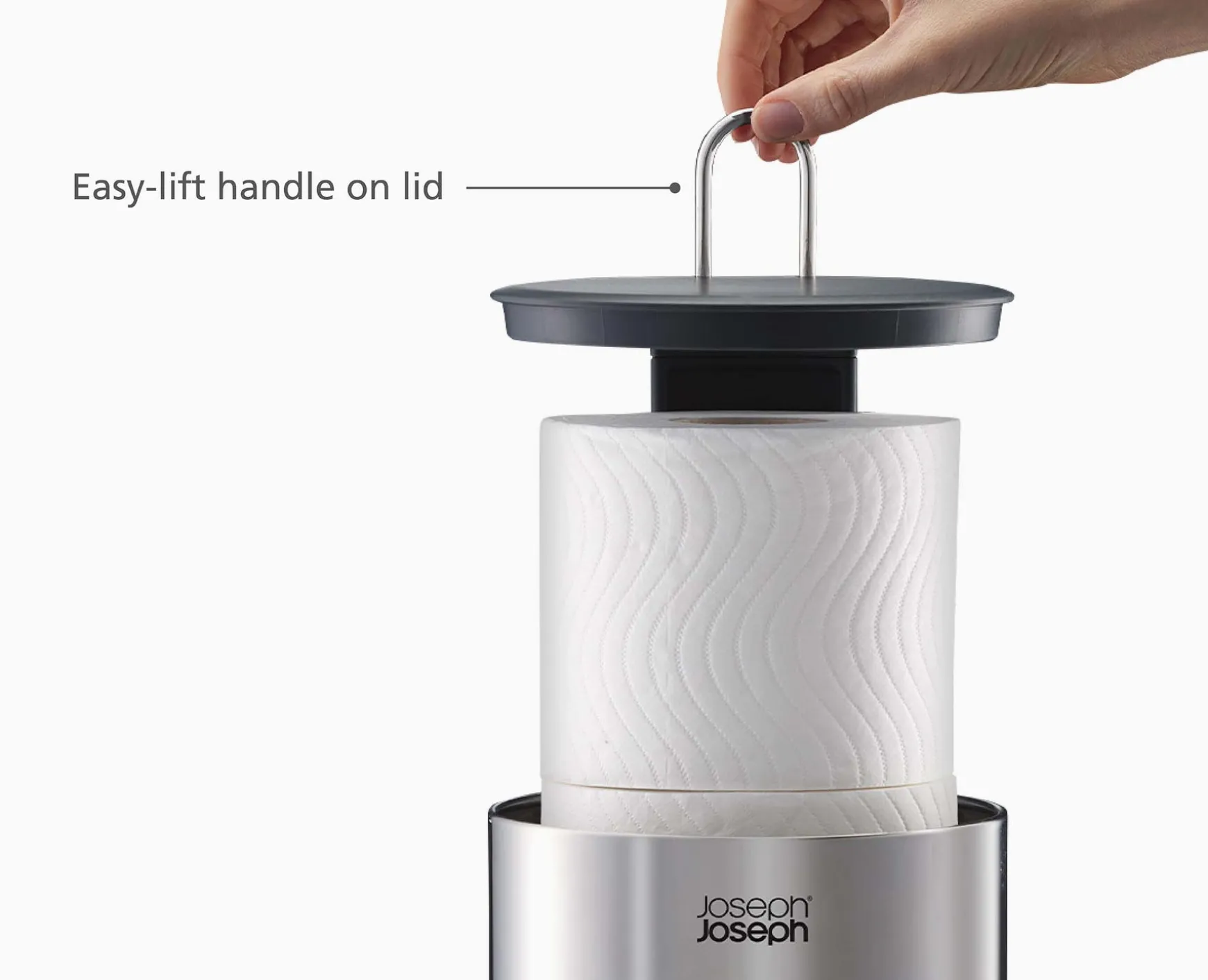 Joseph Joseph Easystore™ Luxe Concealed Toilet Paper Holder- Toilet Paper Holders & Toilet Brushes