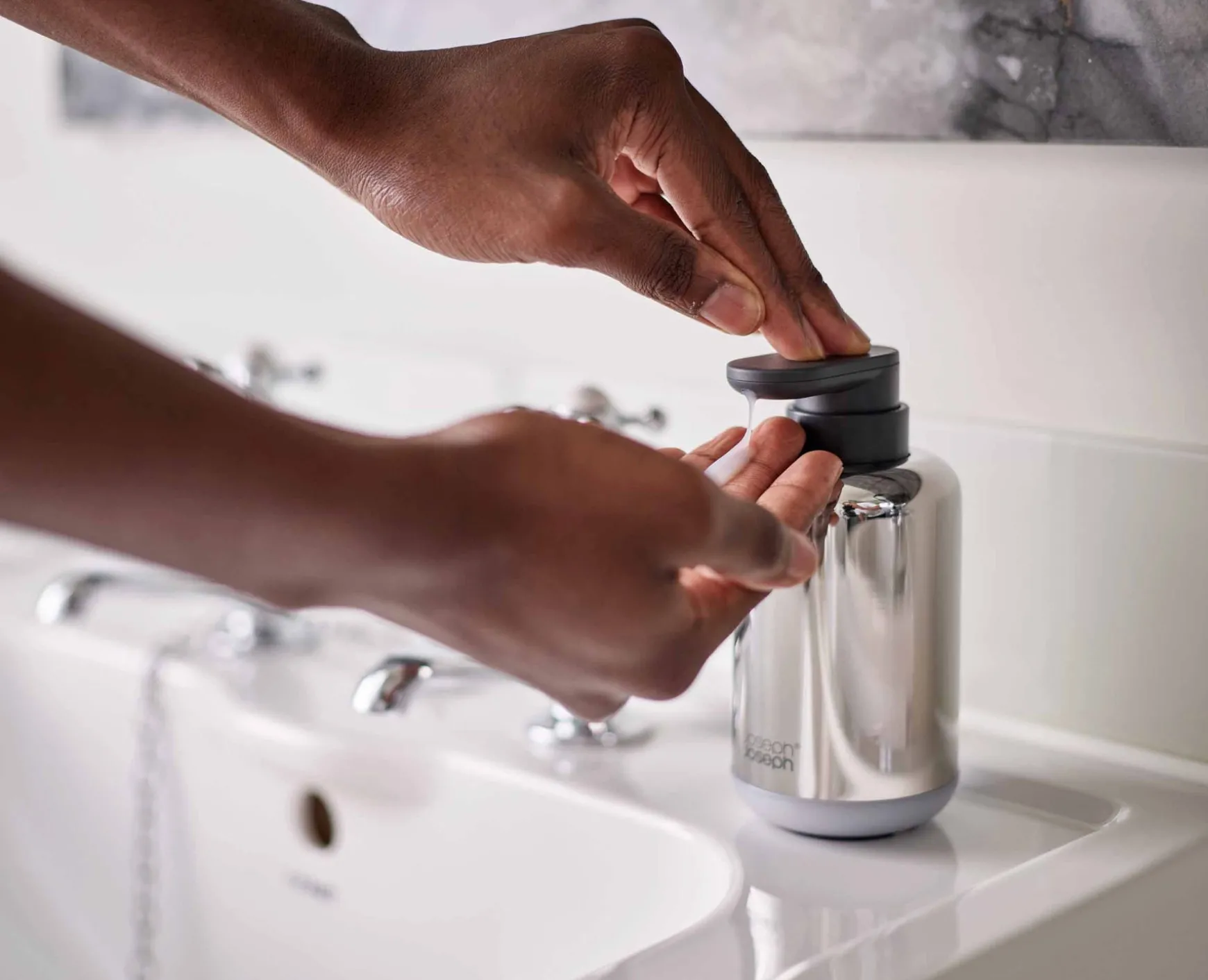 Joseph Joseph EasyStore™ Luxe Soap Pump- Soap Dishes & Dispensers