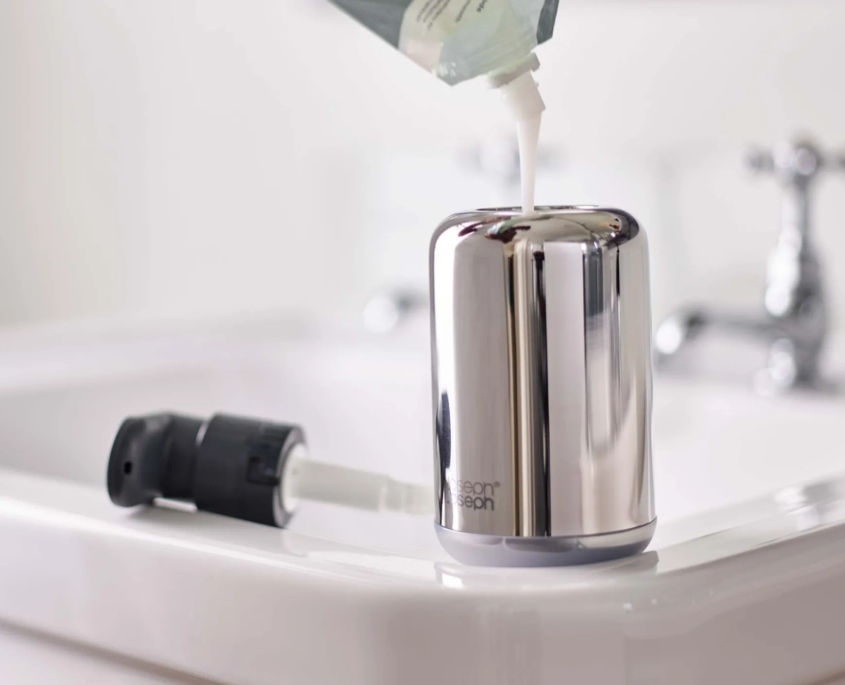 Joseph Joseph EasyStore™ Luxe Soap Pump- Soap Dishes & Dispensers
