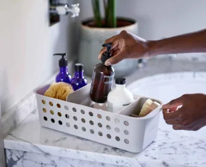 Joseph Joseph EasyStore™ Slimline Bathroom Storage Basket- Bathroom Storage Containers