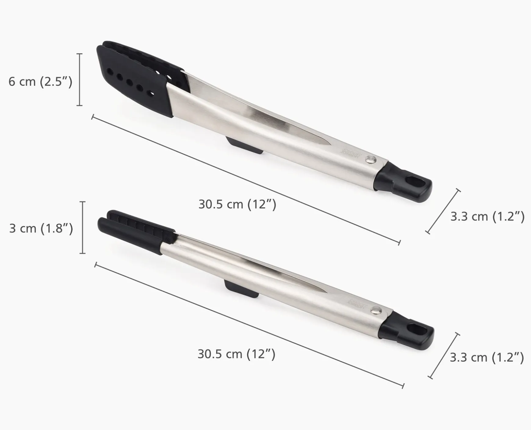 Joseph Joseph Elevate™ Fusion 2-piece Tong Set- Kitchen Utensils & Gadgets