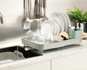 Joseph Joseph Extend™ Stone Green Expandable Dish Drainer- Dish Racks & Drainers