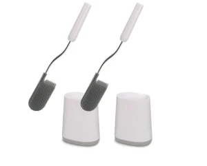 Joseph Joseph Flex™ Lite Pack of 2 Toilet Brushes- Toilet Paper Holders & Toilet Brushes