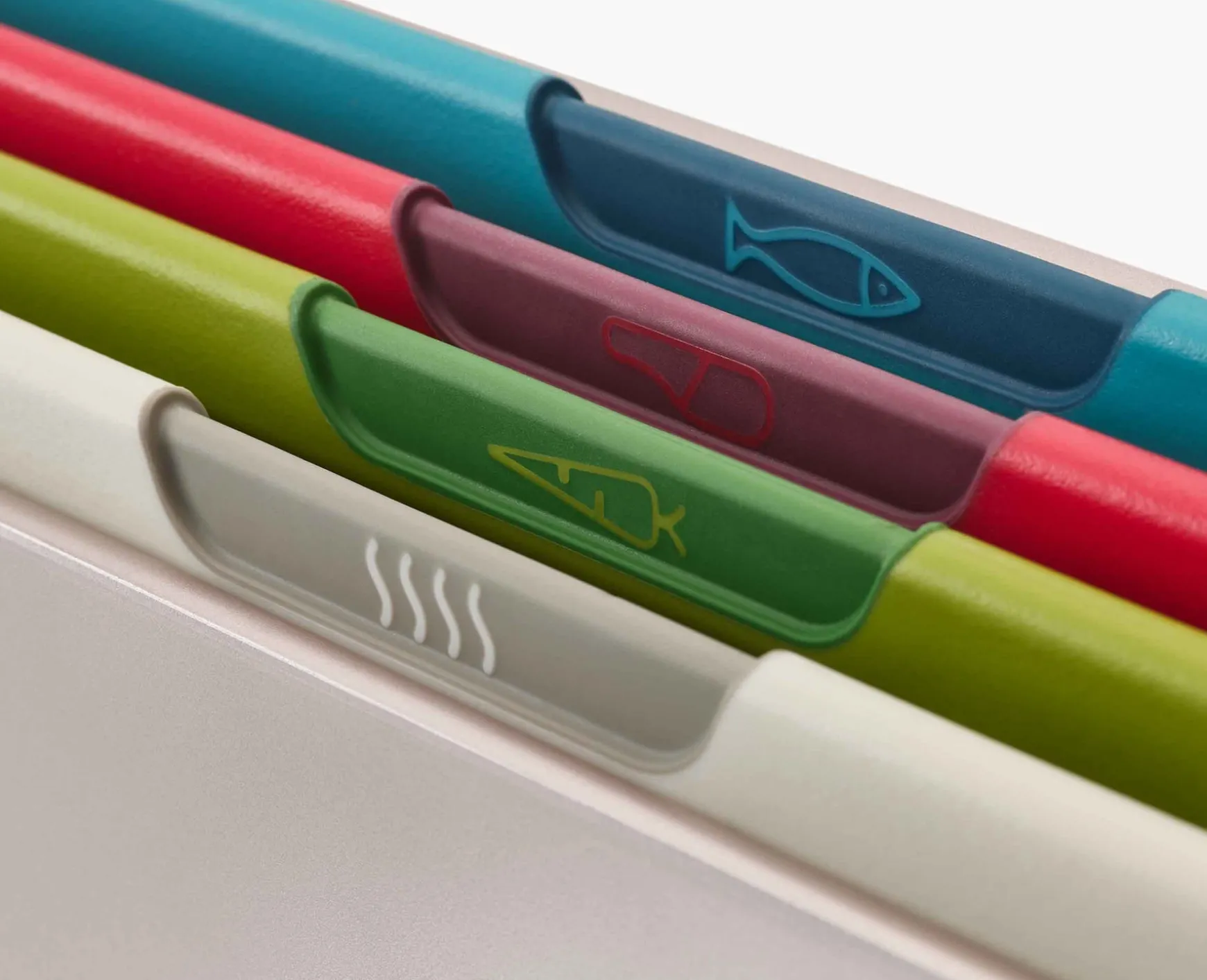 Joseph Joseph Folio™ Icon 4-piece Multicolor Cutting Board Set with Knife- Cutting Boards & Sets