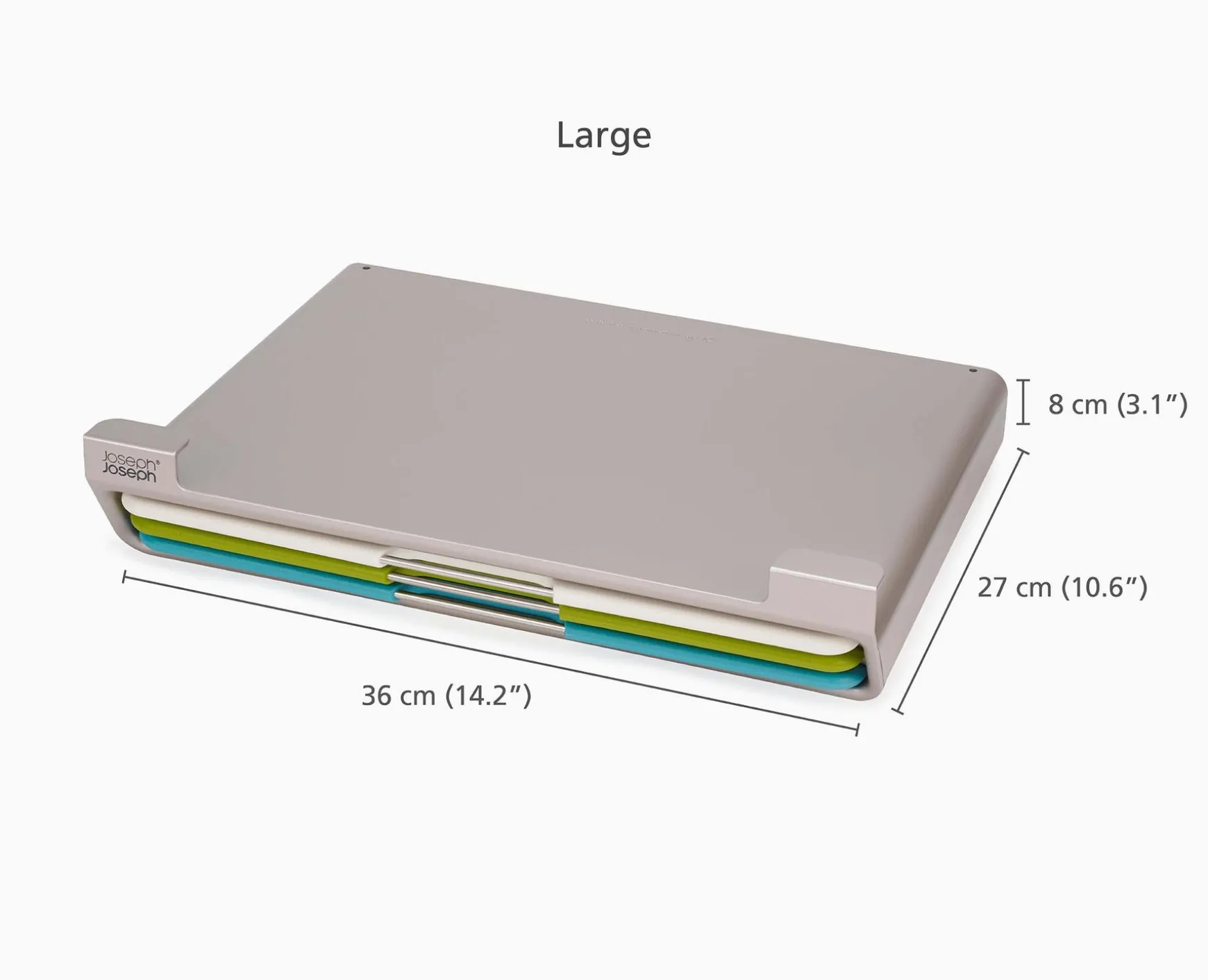 Joseph Joseph Folio™ Slim 3-piece Under-shelf Cutting Board Set- Cutting Boards & Sets