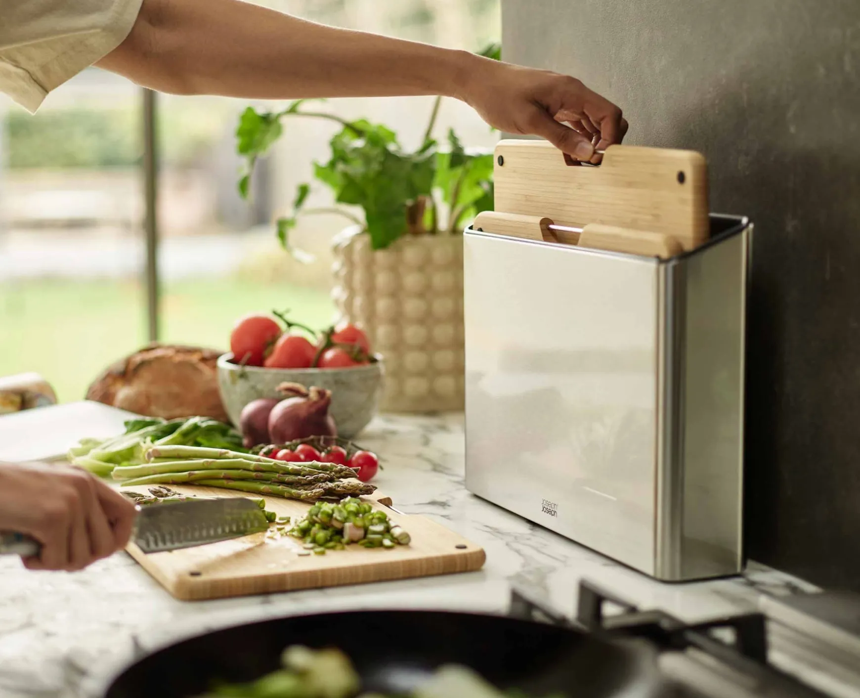 Joseph Joseph Folio™ Steel 3-piece Cutting Board Set- Cutting Boards & Sets