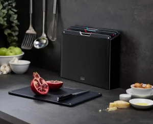 Joseph Joseph Folio™ Steel 4-piece Cutting Board Set- Cutting Boards & Sets