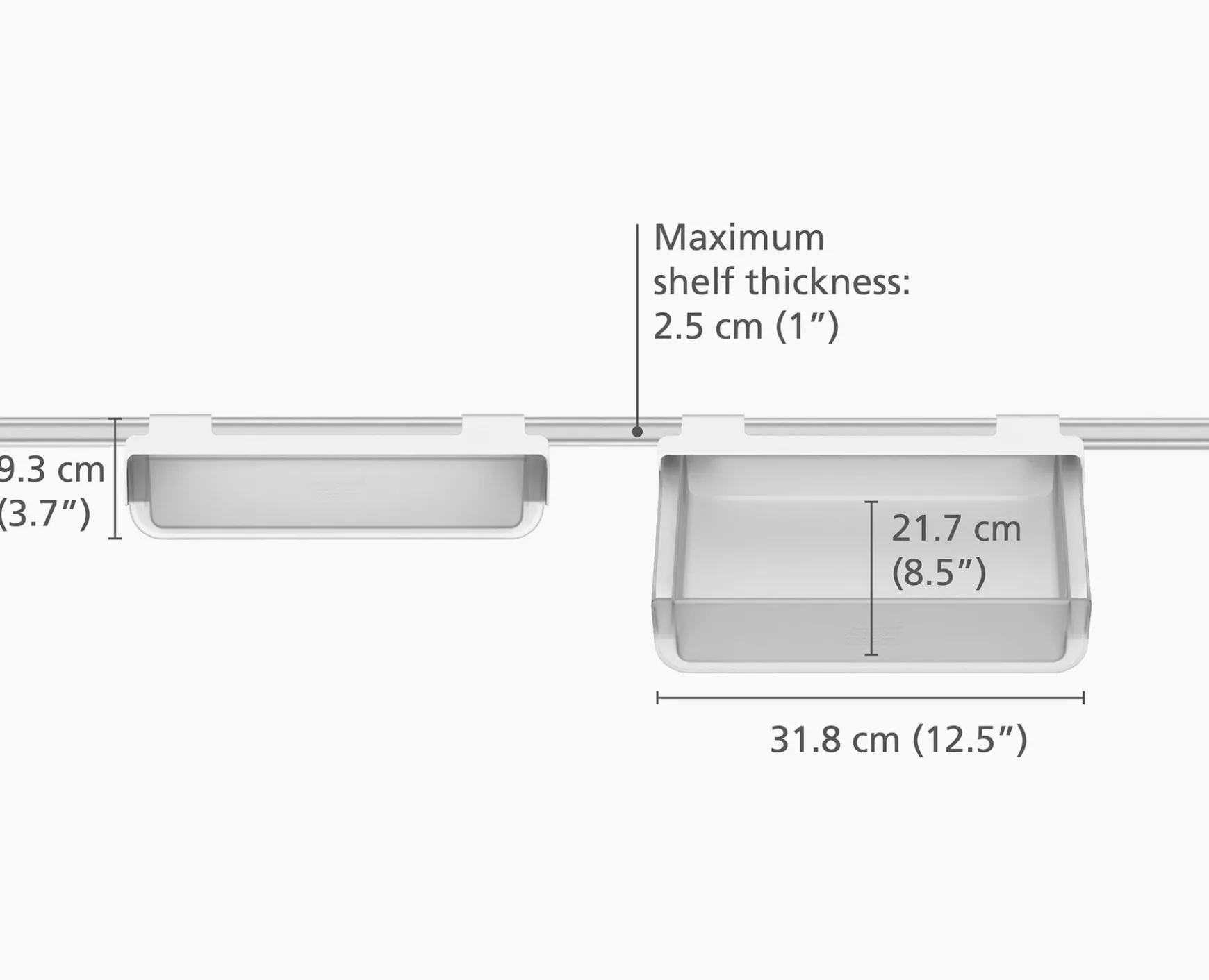 Joseph Joseph FridgeStore™ Under-shelf Storage Drawer- Fridge Organization