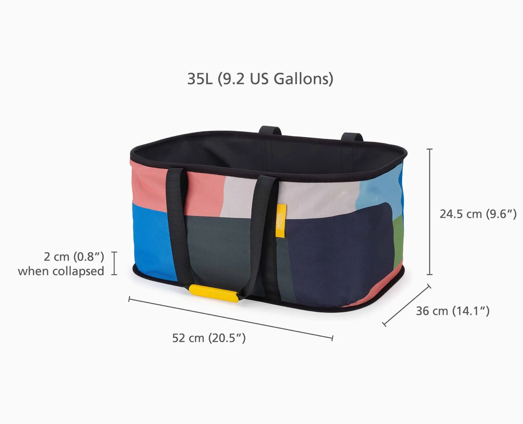 Joseph Joseph Hold-All™ Collapsible 35L Laundry Basket x Jonathan Lawes- Laundry Baskets