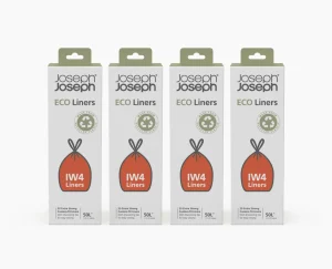 Joseph Joseph IW4 50L Recycled Trash Bags - 4 pack- Trash Bags & Filters