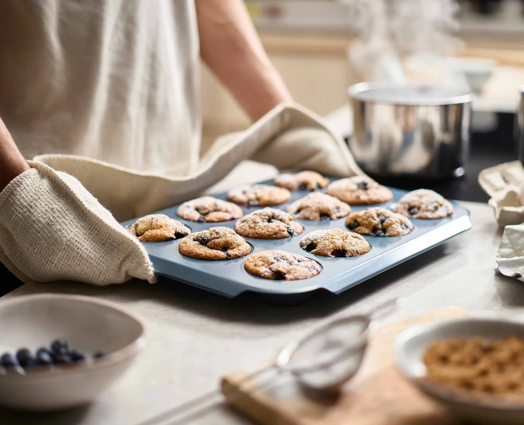 Joseph Joseph Nest™ Bake Non-Stick 12 Cup Muffin Pan- Baking Equipment