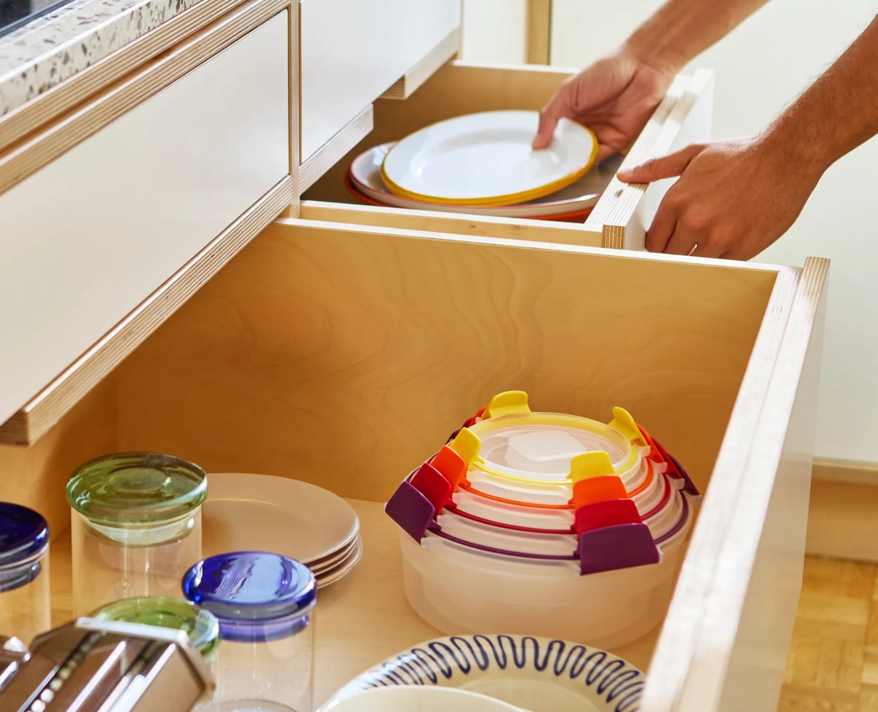 Joseph Joseph Nest™ Lock 8-Piece Round Container Set- Lunch Boxes & Containers