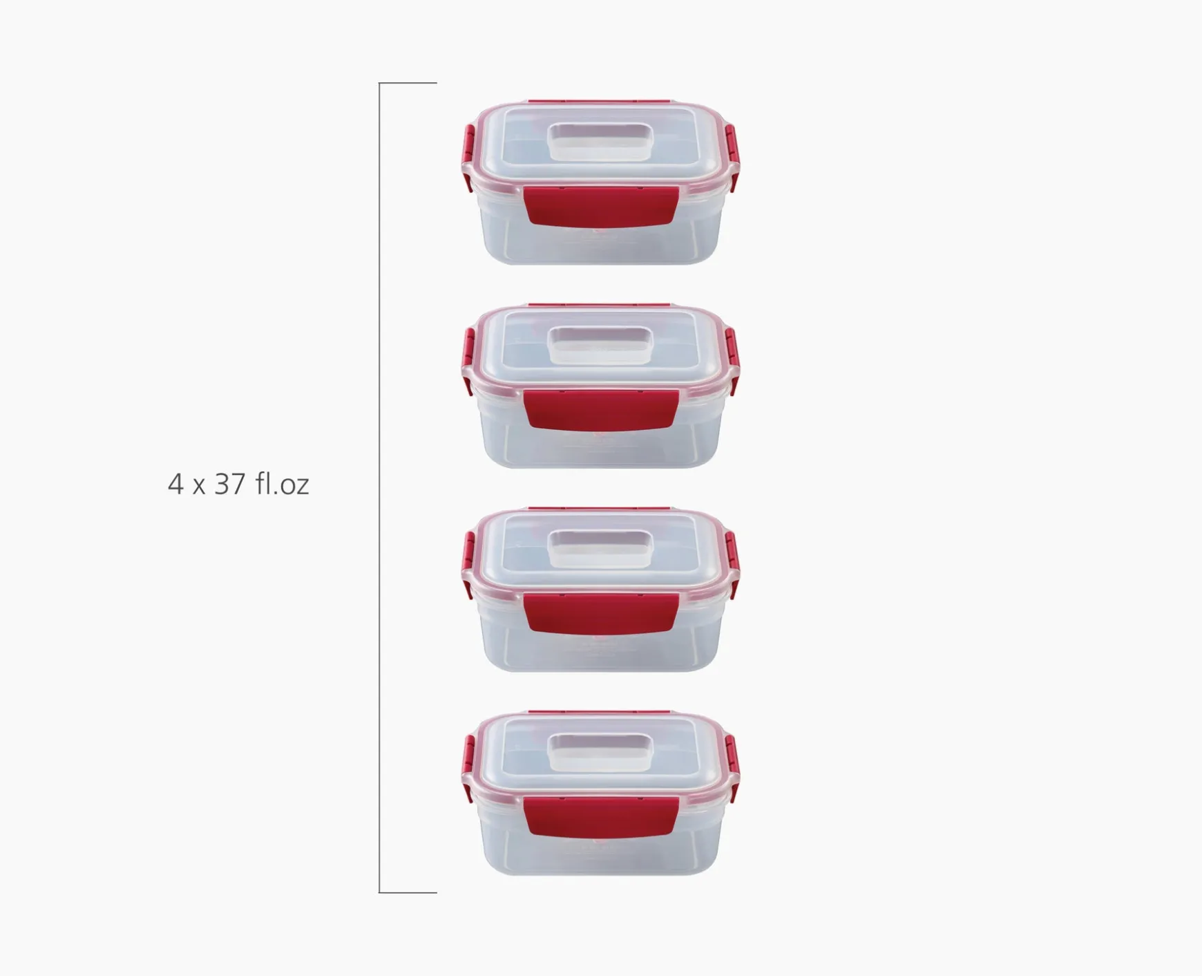 Joseph Joseph Nest™ Lock 8-Piece 1.1L Container Set- Lunch Boxes & Containers