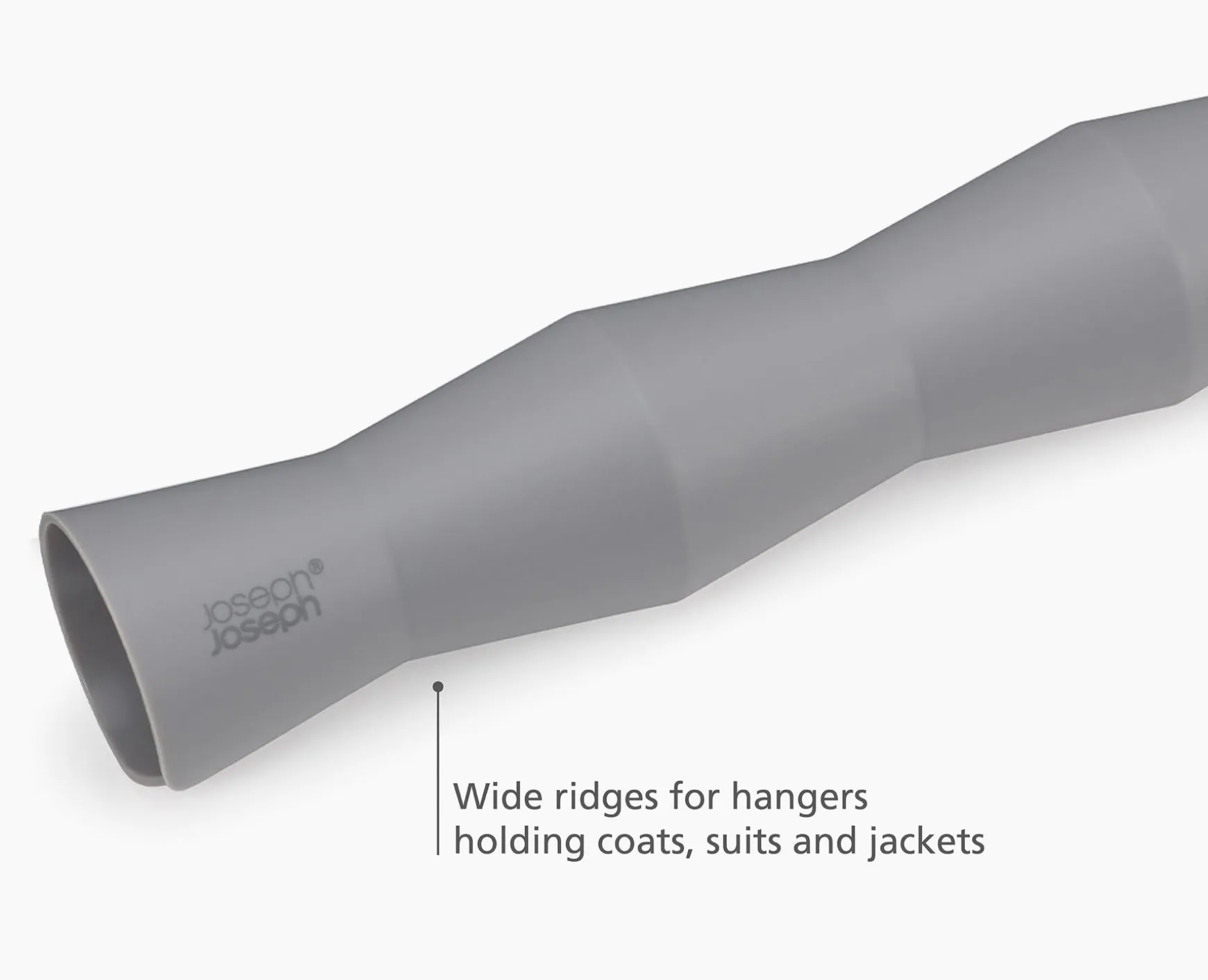 Joseph Joseph Orderly™ Set of 2 Gray Clothes Rail Large Spacer Set- Closet Organization