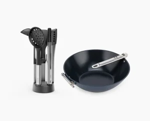 Joseph Joseph 2-piece Wok & Utensil Set- Kitchen Utensils & Gadgets