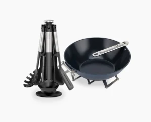 Joseph Joseph 3-piece Wok, Trivet & Utensil Set- Kitchen Utensils & Gadgets