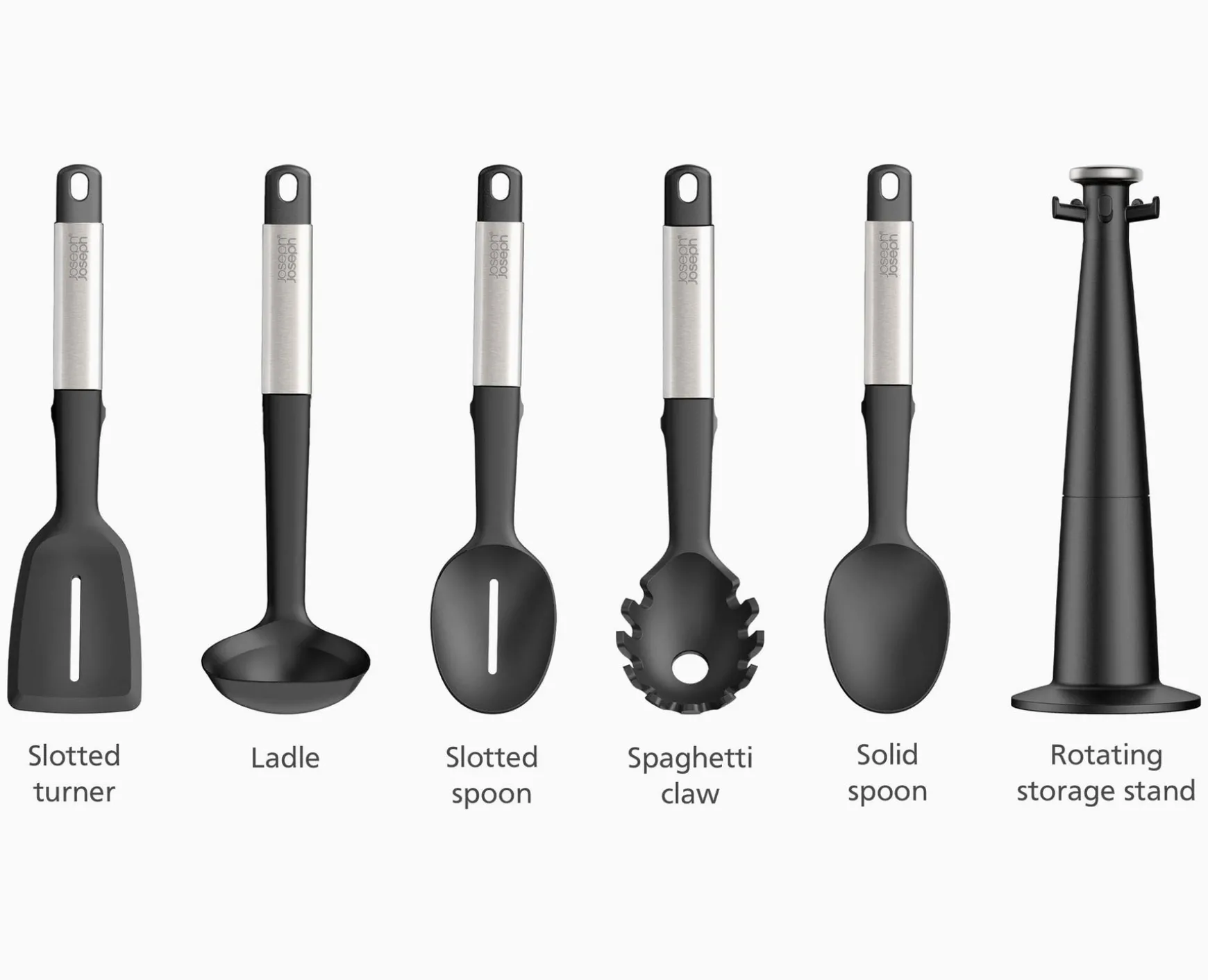 Joseph Joseph 3-piece Wok, Trivet & Utensil Set- Kitchen Utensils & Gadgets