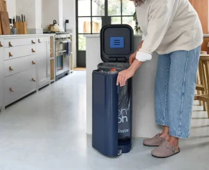 Joseph Joseph Porta™ 40L Easy-empty Step Trash Can- Trash Cans