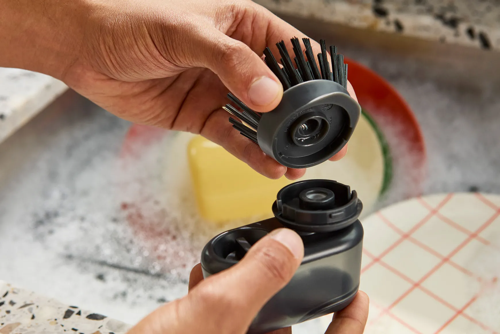 Joseph Joseph SinkTech™ 2-Piece Dish Brush Heads- Dish Brushes & Scrubbers