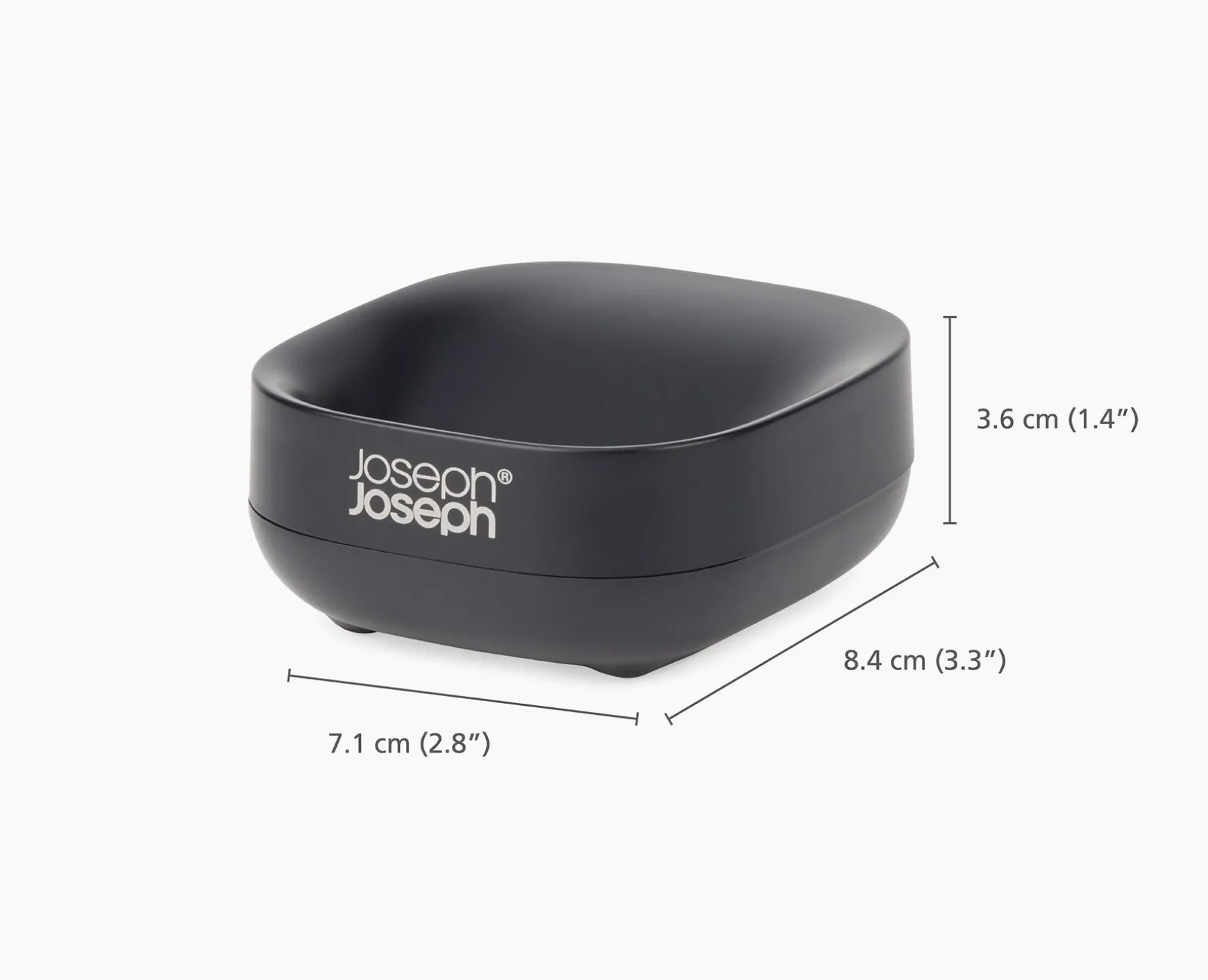 Joseph Joseph Slim™ Compact Matt Soap Dish- Soap Dishes & Dispensers