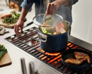 Joseph Joseph Space Folding Handle Ceramic Non-stick 8.5 Qt. Stock Pot & Lid- Pots & Pans