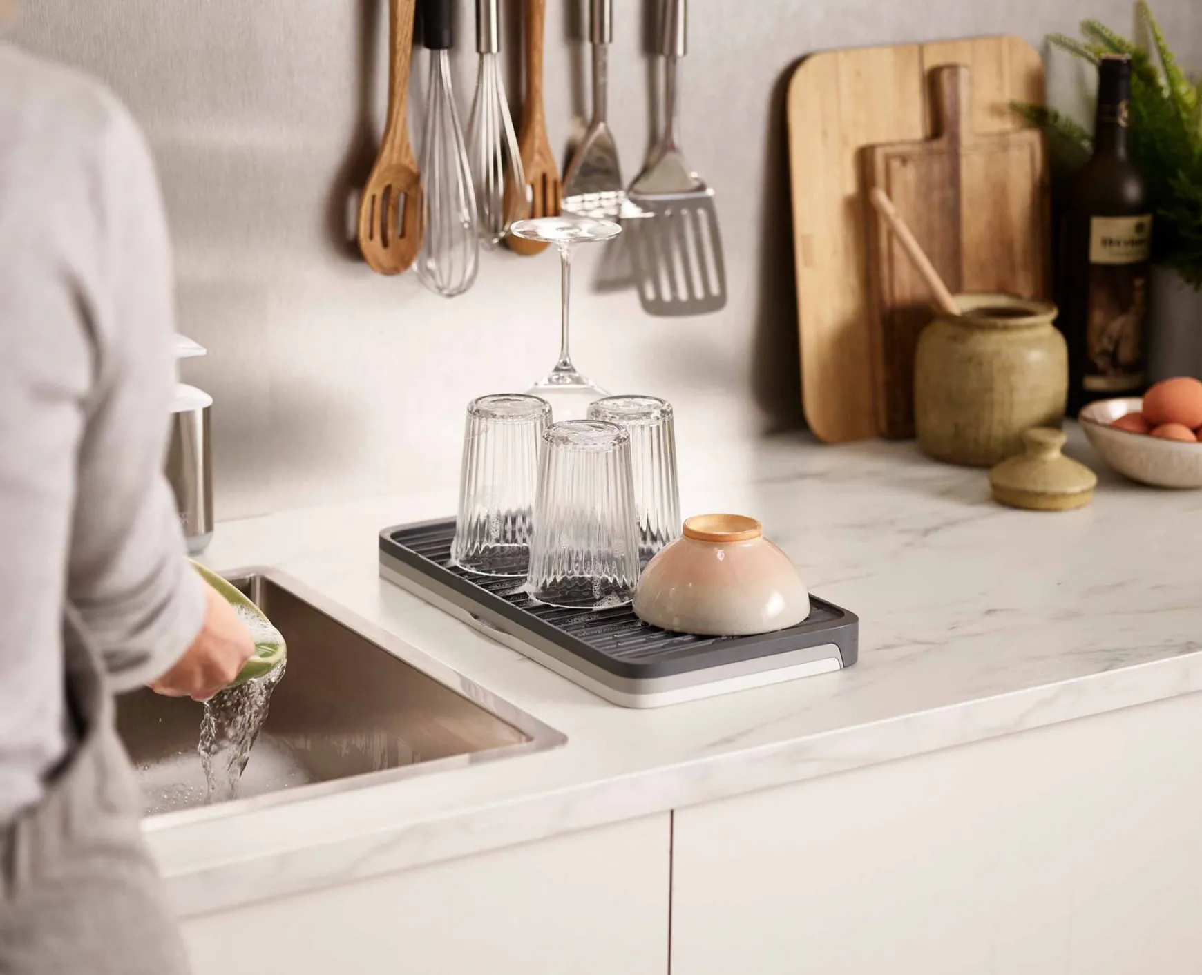 Joseph Joseph Tier™ Expandable Draining Board- Dish Racks & Drainers