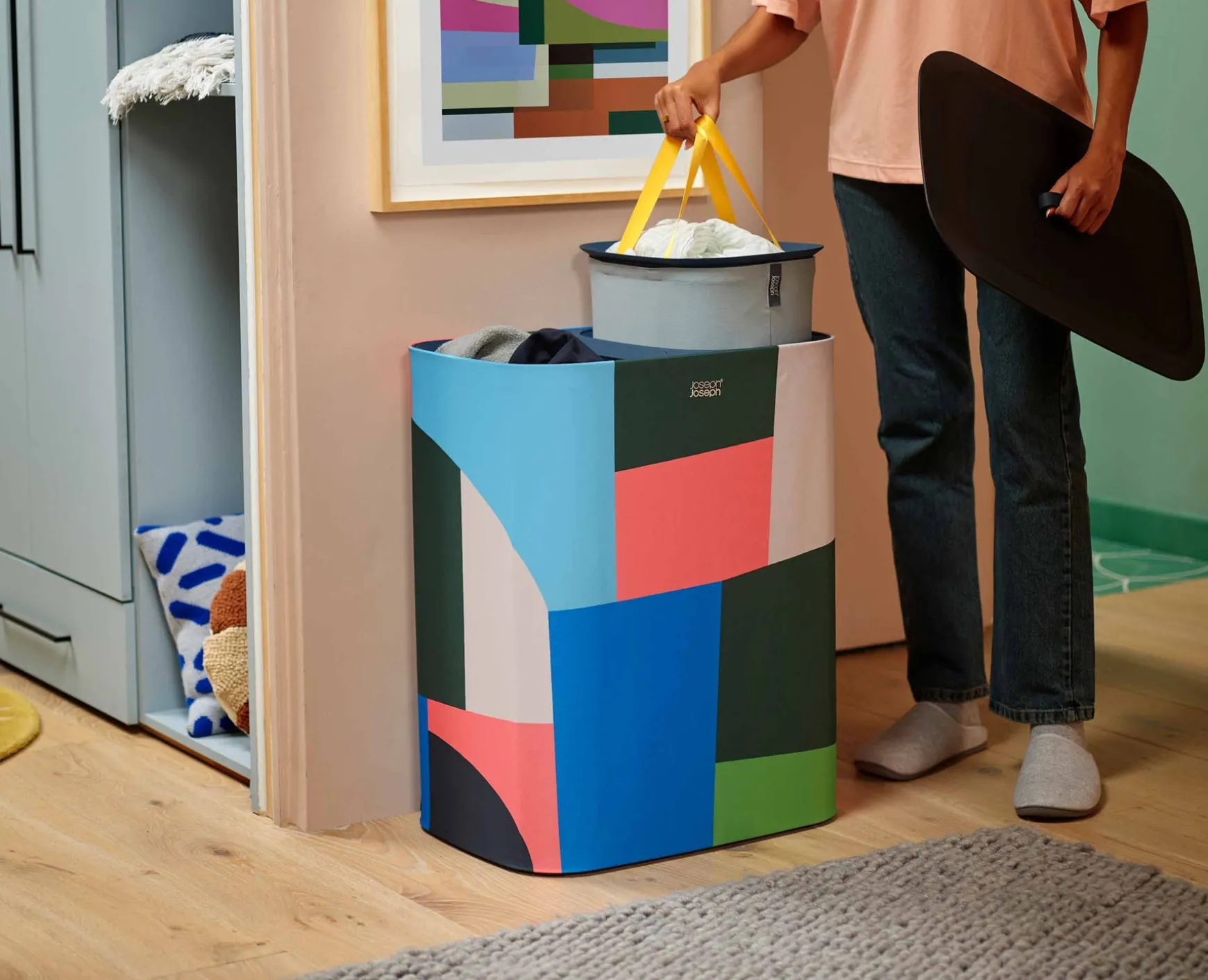 Joseph Joseph Tota 90L Laundry Separation Basket x Jonathan Lawes- Laundry Baskets