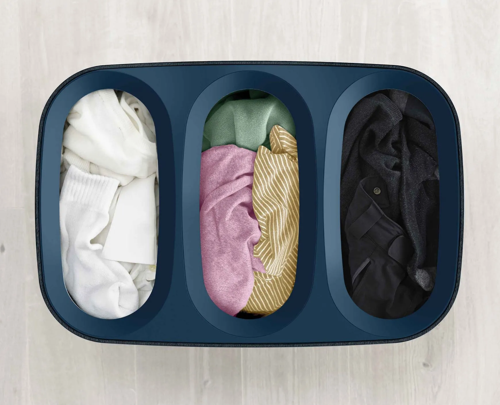 Joseph Joseph Tota Trio 90L Laundry Separation Basket- Laundry Baskets