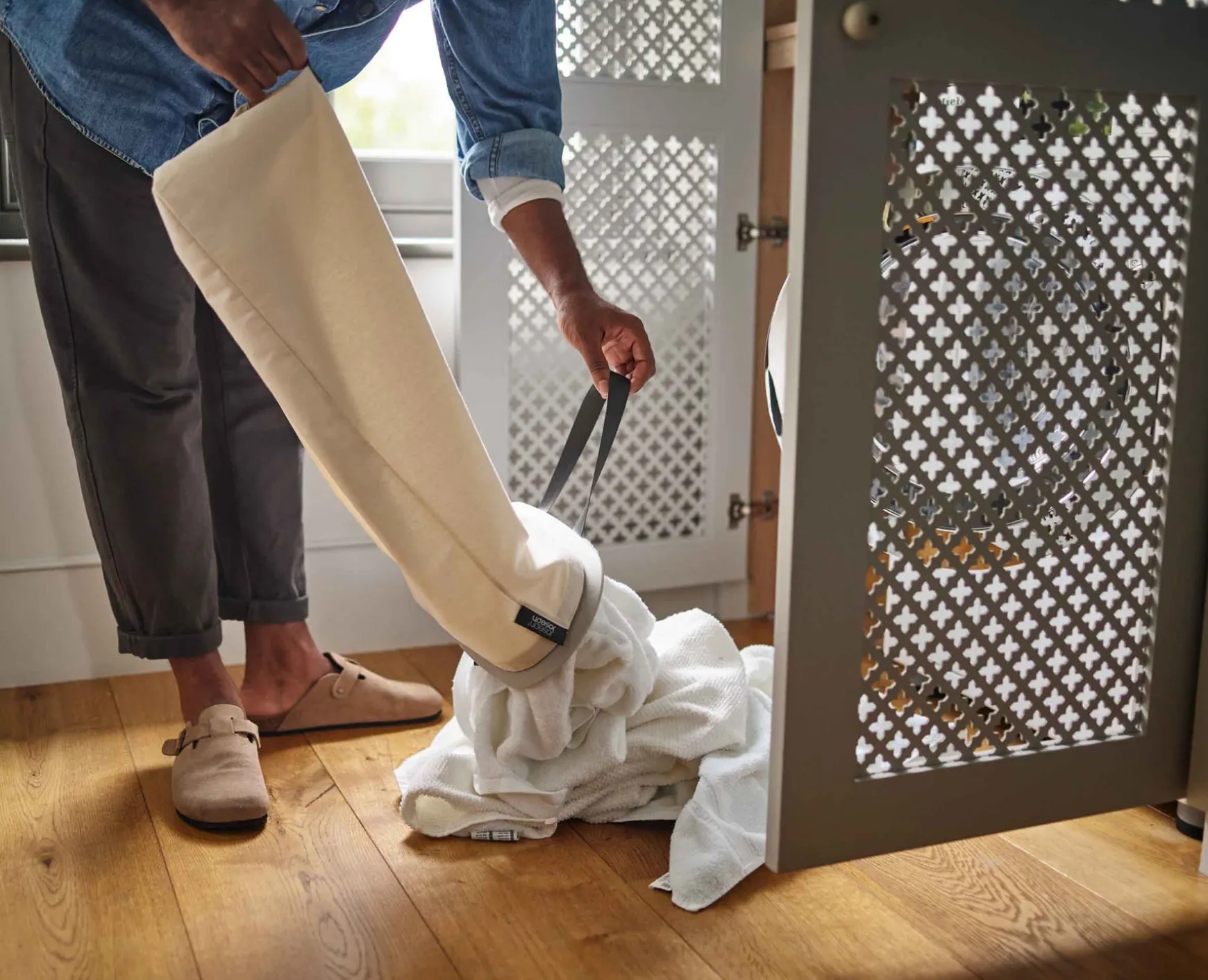 Joseph Joseph Tota Trio 90L Laundry Separation Basket- Laundry Baskets