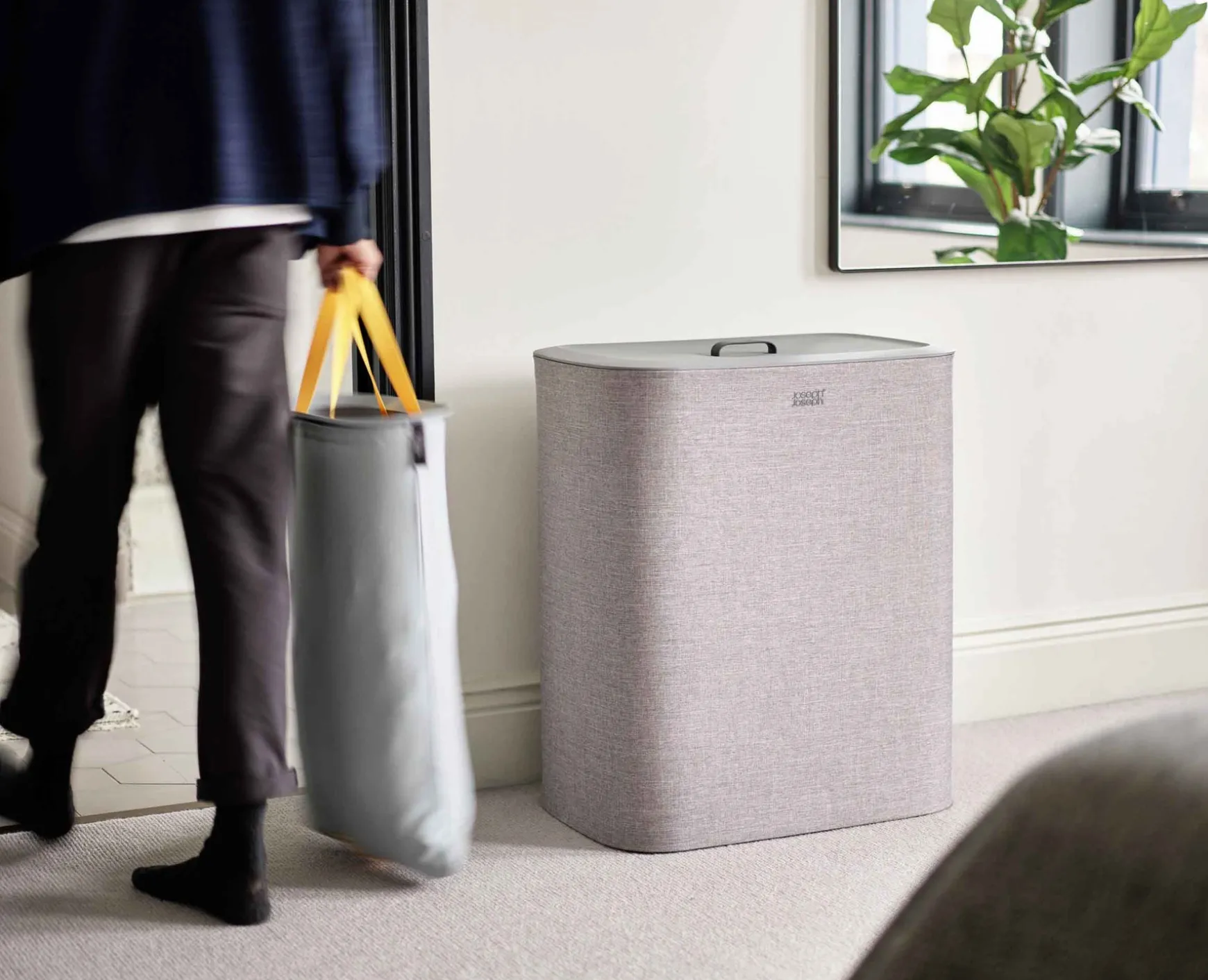 Joseph Joseph Tota Trio 90L Laundry Separation Basket- Laundry Baskets