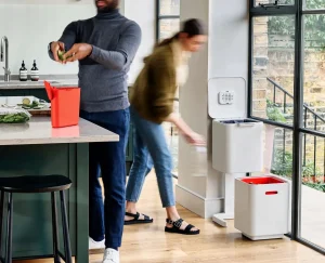 Joseph Joseph Totem Compact 40L Waste & Recycling Bin- Trash Cans