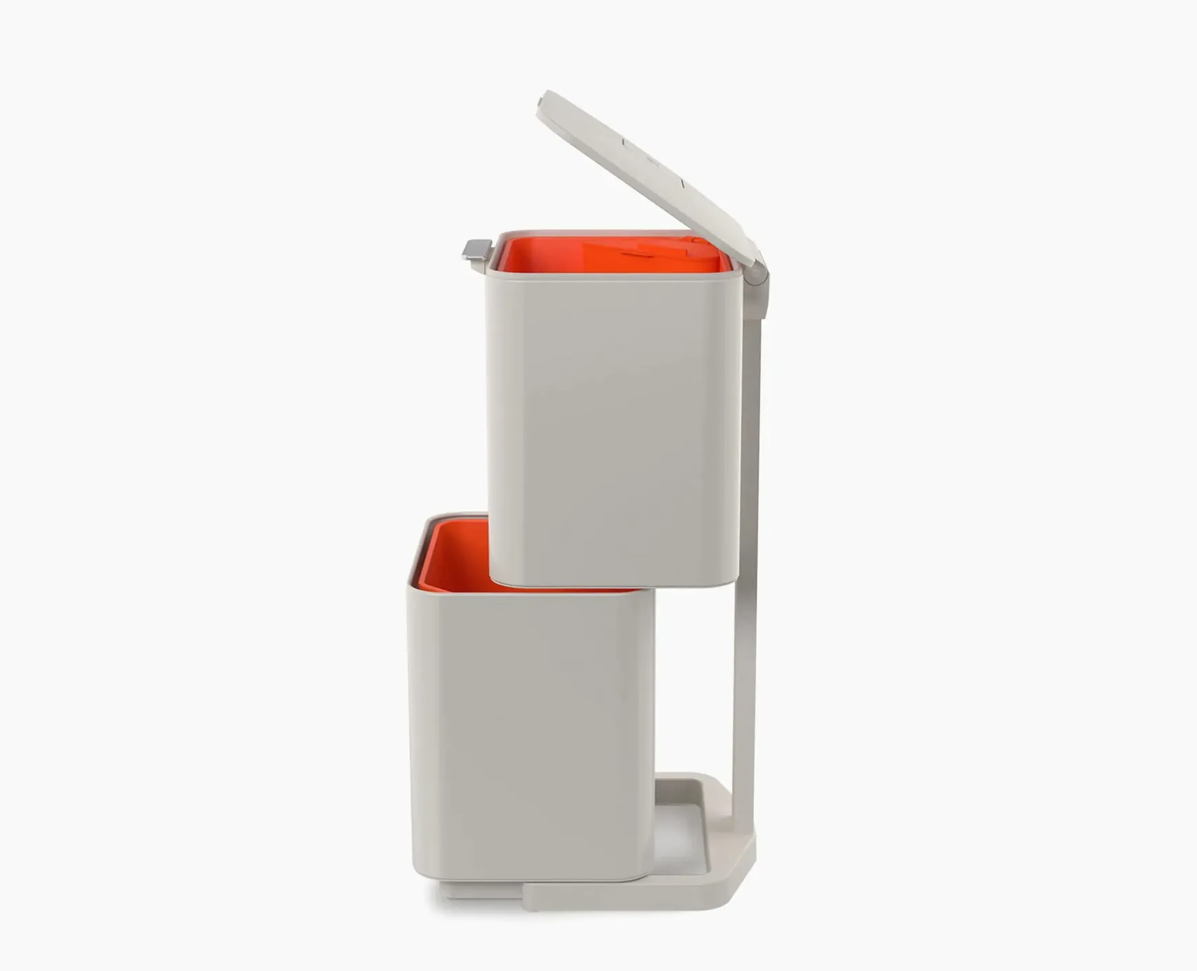Joseph Joseph Totem Compact 40L Waste & Recycling Trash Can Starter Set- Dual Compartment Trash Cans
