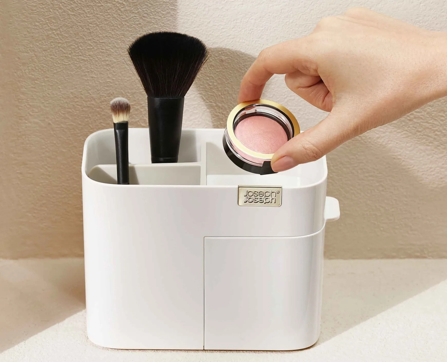 Joseph Joseph Viva Compact Cosmetic Organizer with Drawer- Make-Up Organizers | Make-Up Storage