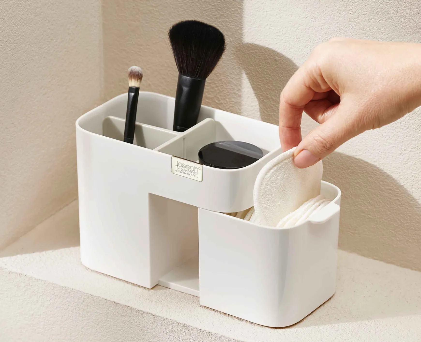 Joseph Joseph Viva Compact Cosmetic Organizer with Drawer- Make-Up Organizers | Make-Up Storage