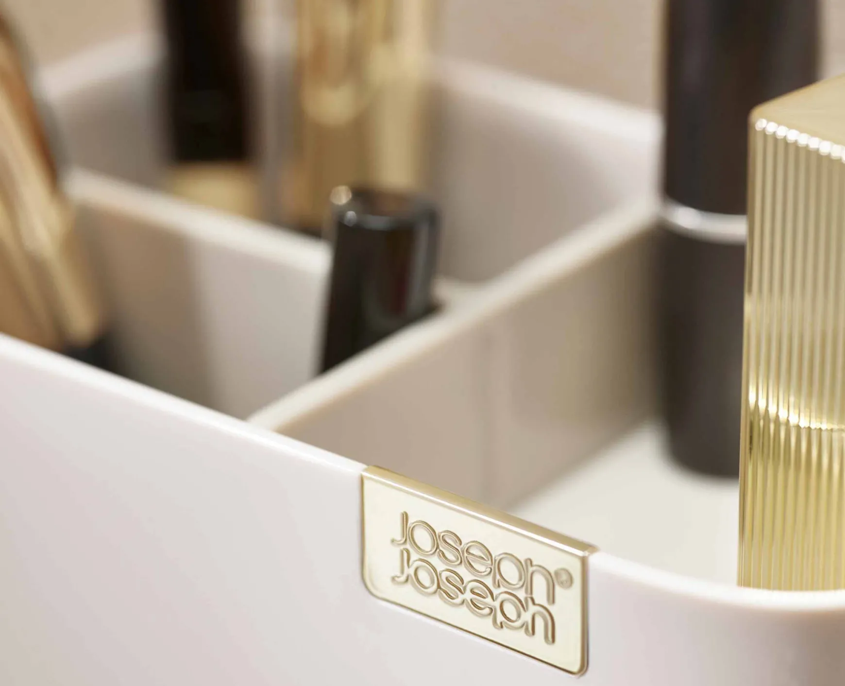 Joseph Joseph Viva Compact Cosmetic Organizer with Drawer- Make-Up Organizers | Make-Up Storage