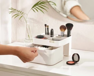Joseph Joseph Viva Cosmetic Organizer with Drawer- Make-Up Organizers | Make-Up Storage