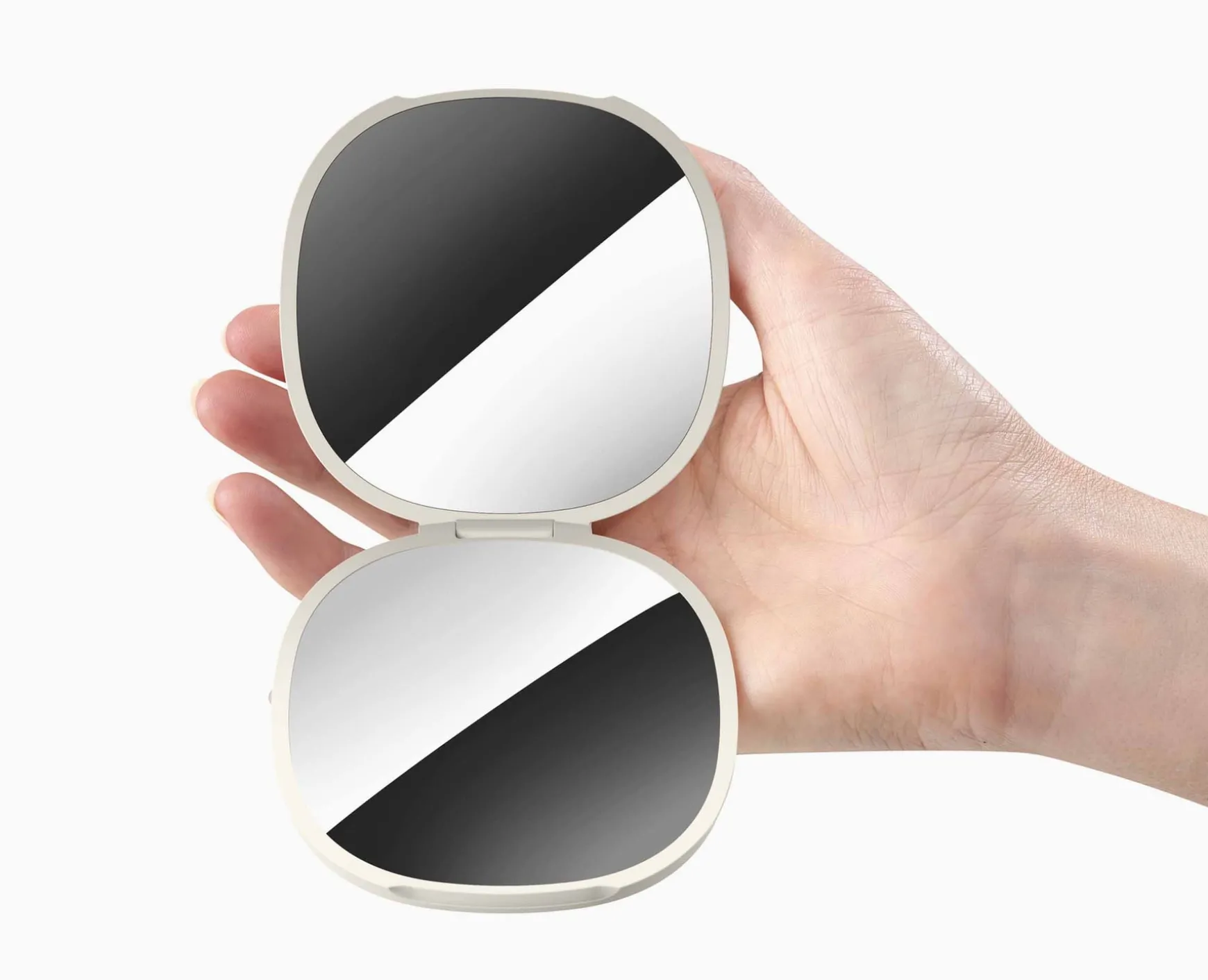 Joseph Joseph Viva 2-in-1 Compact Magnifying Mirror- Make-Up Organizers | Make-Up Storage