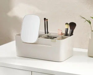 Joseph Joseph Viva Large Cosmetic Organizer with Removable Mirror- Make-Up Organizers | Make-Up Storage