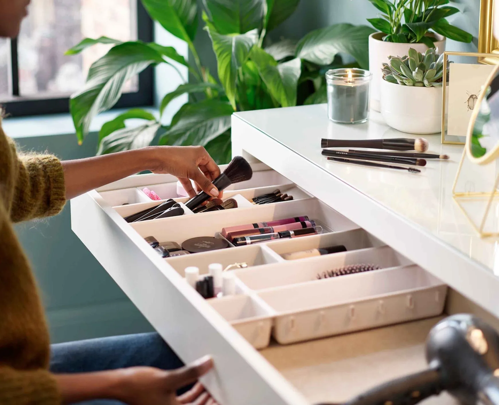 Joseph Joseph Viva 12-piece Makeup Drawer Organizer Set- Make-Up Organizers | Make-Up Storage