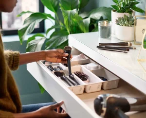 Joseph Joseph Viva 7-piece Makeup Drawer Organizer Set- Make-Up Organizers | Make-Up Storage